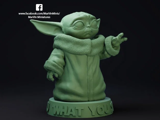 Baby Yoda – Mô hình STL dễ thương in 3D - Image 6