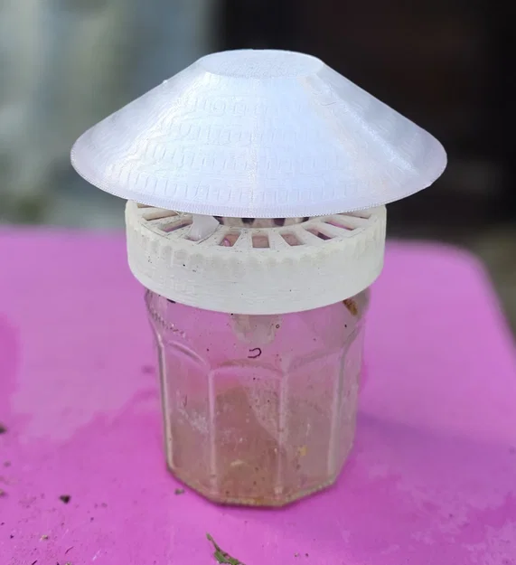 Mái che chống mưa cho bẫy ong bắp cày - Phụ kiện in 3D tiện ích - Image 1