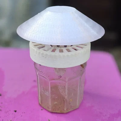 Mái che chống mưa cho bẫy ong bắp cày - Phụ kiện in 3D tiện ích