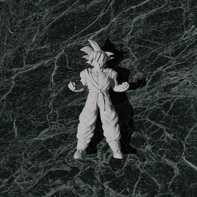 Goku Dragon Ball Z #22 Tối ưu cho In 3D