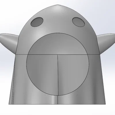 Tô đựng kẹo hình ma Halloween - Mẫu in 3D trang trí độc đáo