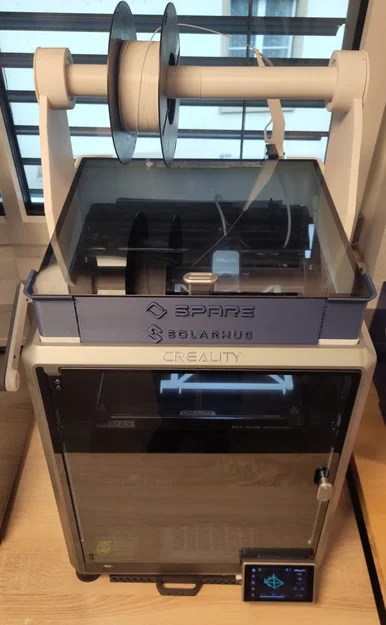 Creality K1 Max Riser + Top Spool Holder & Runout Sensor + Filament Guide (Glass Plate) - Image 1