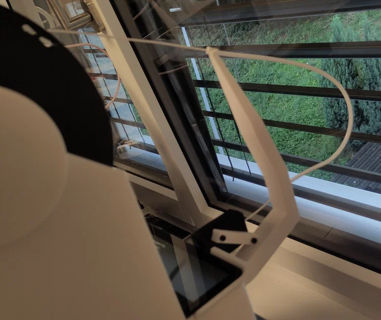 Creality K1 Max Riser + Top Spool Holder & Runout Sensor + Filament Guide (Glass Plate) - Image 3