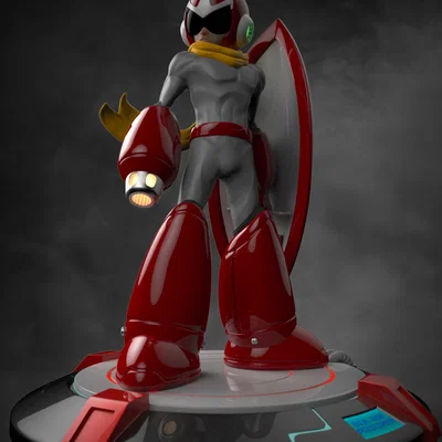 Protoman – Mô hình figurine Megaman/Rockman dễ in
