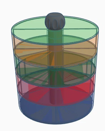 Bộ hộp lưu trữ và phân loại linh kiện đa tầng xếp chồng thông minh - Image 5