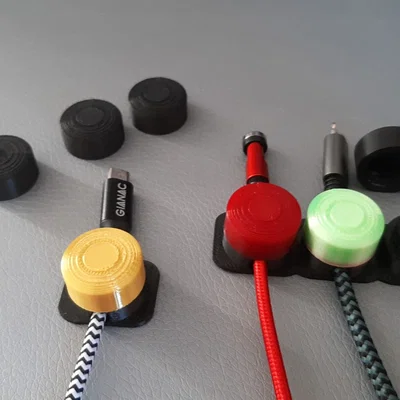 Bộ kẹp giữ và sắp xếp dây cáp đa năng (1-5 dây) in 3D