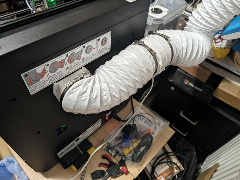 Hệ thống Exhaust 100mm cho Qidi Q1 Pro - Image 1