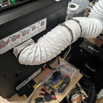 Hệ thống Exhaust 100mm cho Qidi Q1 Pro