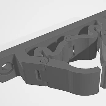 Giá treo chổi, gậy thông minh - File in 3D tối ưu cho gia đình