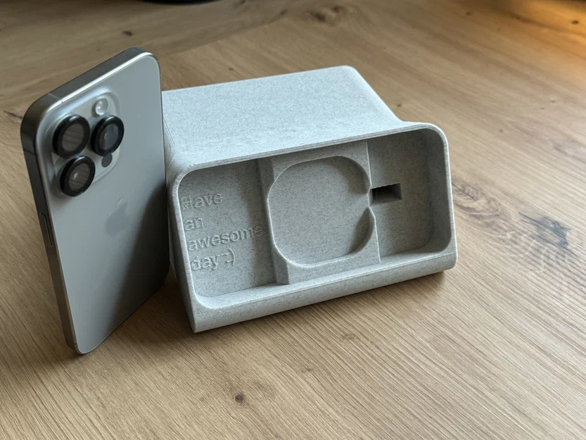 Kệ Dock Standby iPhone đơn giản (Simpler iPhone Standby Dock Stand) - Image 3