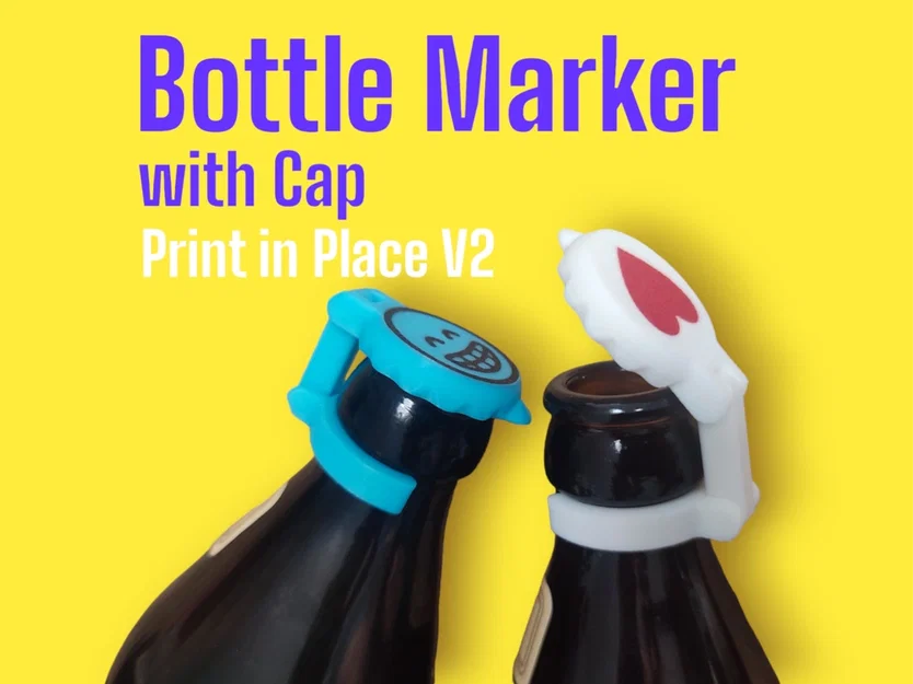 Bottle Cap/Marker V2 - Bảo vệ đồ uống của bạn - Image 1