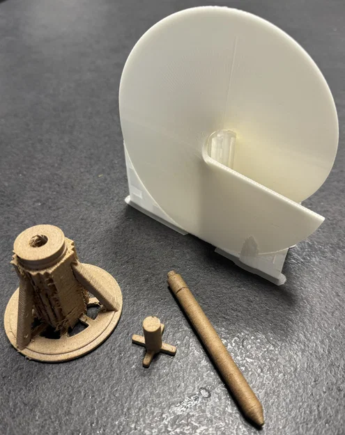 Mô hình trực thăng 3D Leonardo da Vinci cổ điển (Aerial Screw) - Image 3