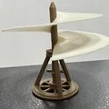 Mô hình trực thăng 3D Leonardo da Vinci cổ điển (Aerial Screw) - Thumbnail 6