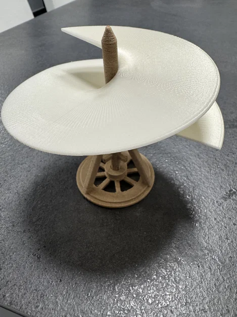 Mô hình trực thăng 3D Leonardo da Vinci cổ điển (Aerial Screw) - Image 8