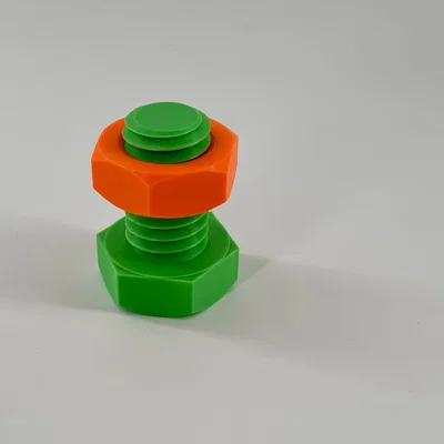 Đồ chơi vặn tay giảm stress: Ốc & Vít (Fidget Stress Nut & Bolt)