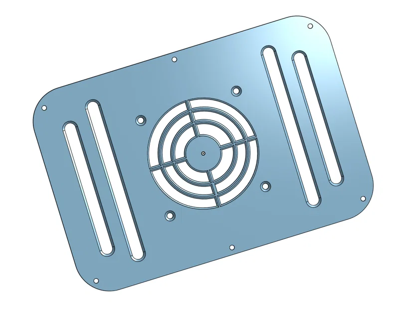 Nắp sau Qidi Plus 4 (Rear Cover) hỗ trợ nhiều size quạt 60/80/92/120mm - Image 6