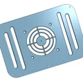 Nắp sau Qidi Plus 4 (Rear Cover) hỗ trợ nhiều size quạt 60/80/92/120mm - Thumbnail 6