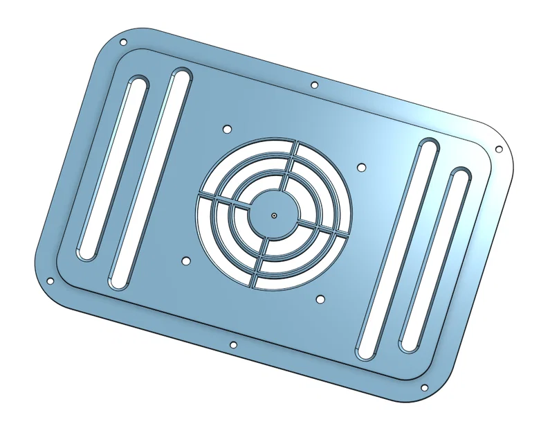 Nắp sau Qidi Plus 4 (Rear Cover) hỗ trợ nhiều size quạt 60/80/92/120mm - Image 7