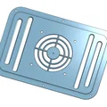 Nắp sau Qidi Plus 4 (Rear Cover) hỗ trợ nhiều size quạt 60/80/92/120mm - Thumbnail 7