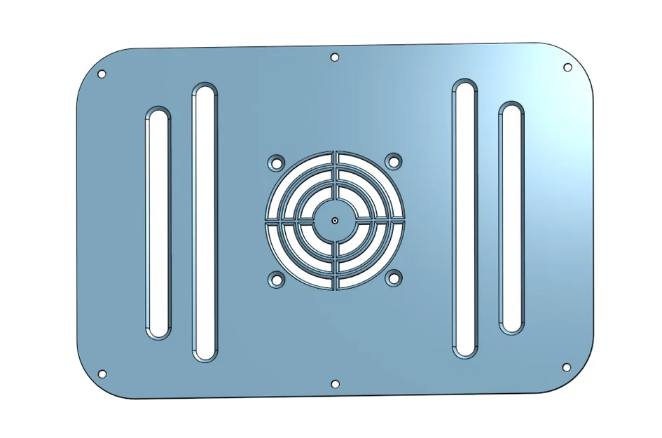 Nắp sau Qidi Plus 4 (Rear Cover) hỗ trợ nhiều size quạt 60/80/92/120mm - Image 8