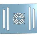 Nắp sau Qidi Plus 4 (Rear Cover) hỗ trợ nhiều size quạt 60/80/92/120mm - Thumbnail 8
