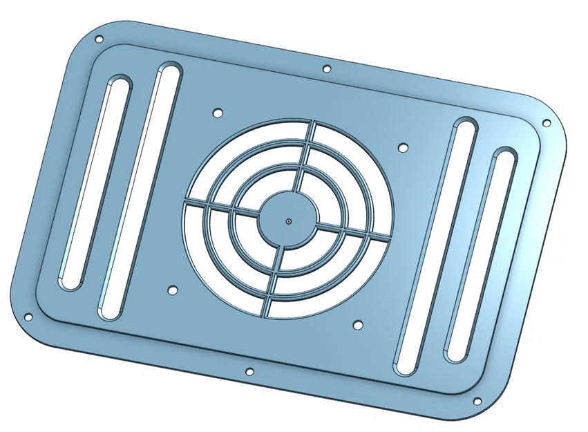 Nắp sau Qidi Plus 4 (Rear Cover) hỗ trợ nhiều size quạt 60/80/92/120mm - Image 9