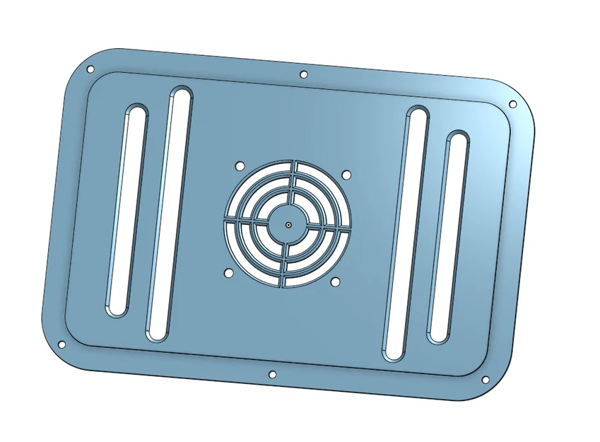 Nắp sau Qidi Plus 4 (Rear Cover) hỗ trợ nhiều size quạt 60/80/92/120mm - Image 10