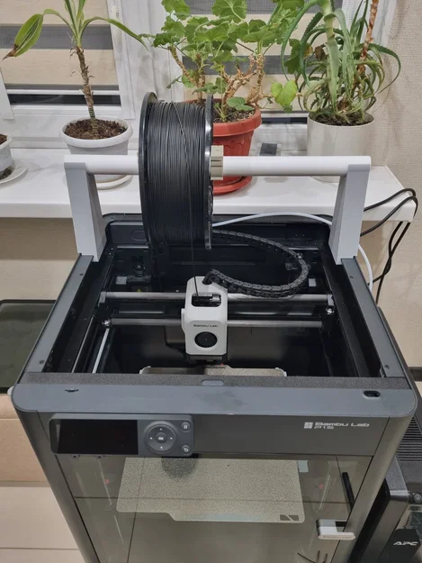 Giá đỡ cuộn filament gắn nóc cho Bambu P1S (không cần ốc) - Image 1