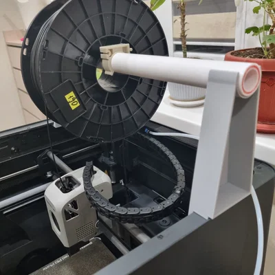Giá đỡ cuộn filament gắn nóc cho Bambu P1S (không cần ốc)