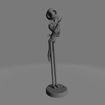 Mô hình 3D Jack Skellington - Trang trí Halloween độc đáo cho fan