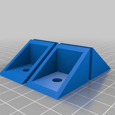 Ke góc chịu lực 31x22x19mm cho dự án DIY (Corner Bracket)