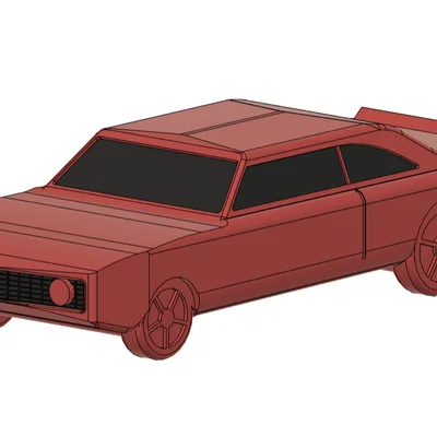 Mô hình xe 1969 Chevrolet Camaro SS cổ điển dành cho máy in 3D