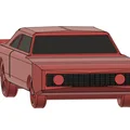 Mô hình xe 1969 Chevrolet Camaro SS cổ điển dành cho máy in 3D - Thumbnail 3