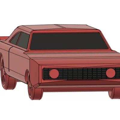 Mô hình xe 1969 Chevrolet Camaro SS cổ điển dành cho máy in 3D