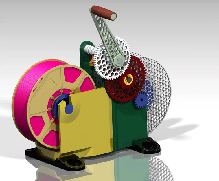 Spool winder - Split Base (Biến thể base tách đôi) - Image 6