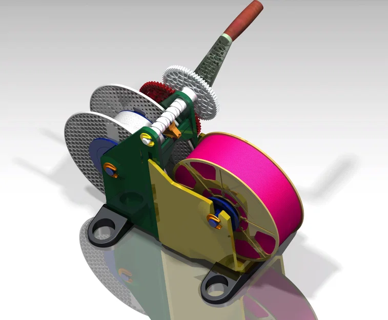 Spool winder - Split Base (Biến thể base tách đôi) - Image 7