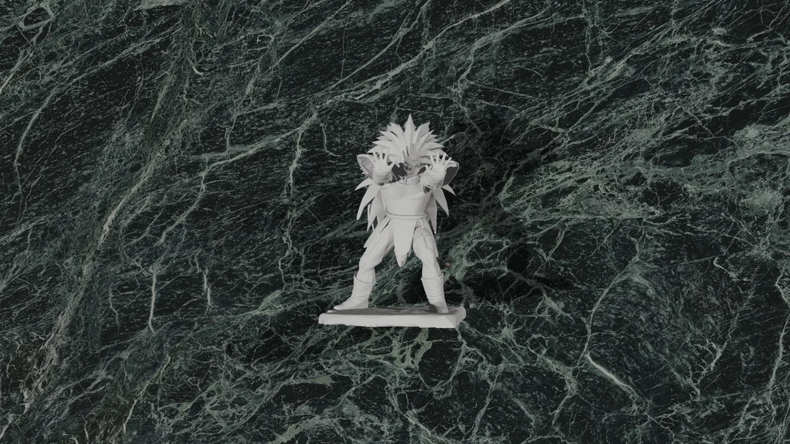 Raditz Dragon Ball Z #24 Tối ưu cho 3D Printing - Image 1