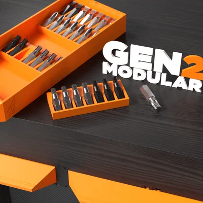 GEN2 Hex Bit Drawer Insert – Insert ngăn kéo cho đầu bit 1/4"