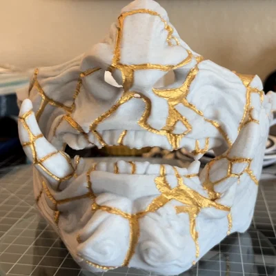 Mặt nạ Oni Kintsugi