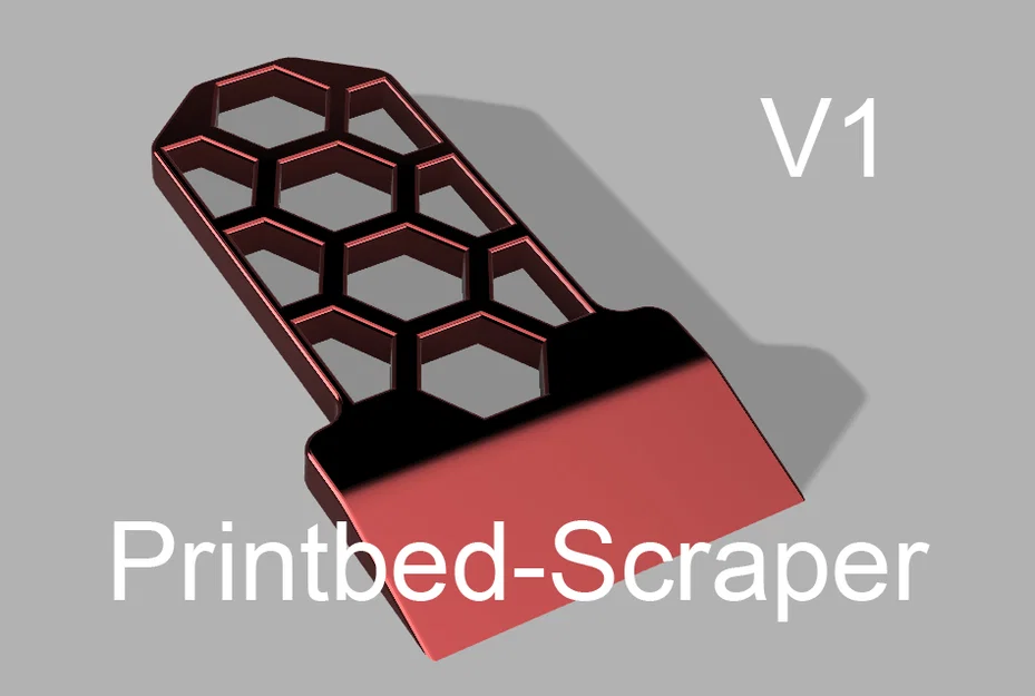 Dụng cụ cạo bàn in 3D (Scraper) thiết kế tổ ong bền bỉ - Image 1