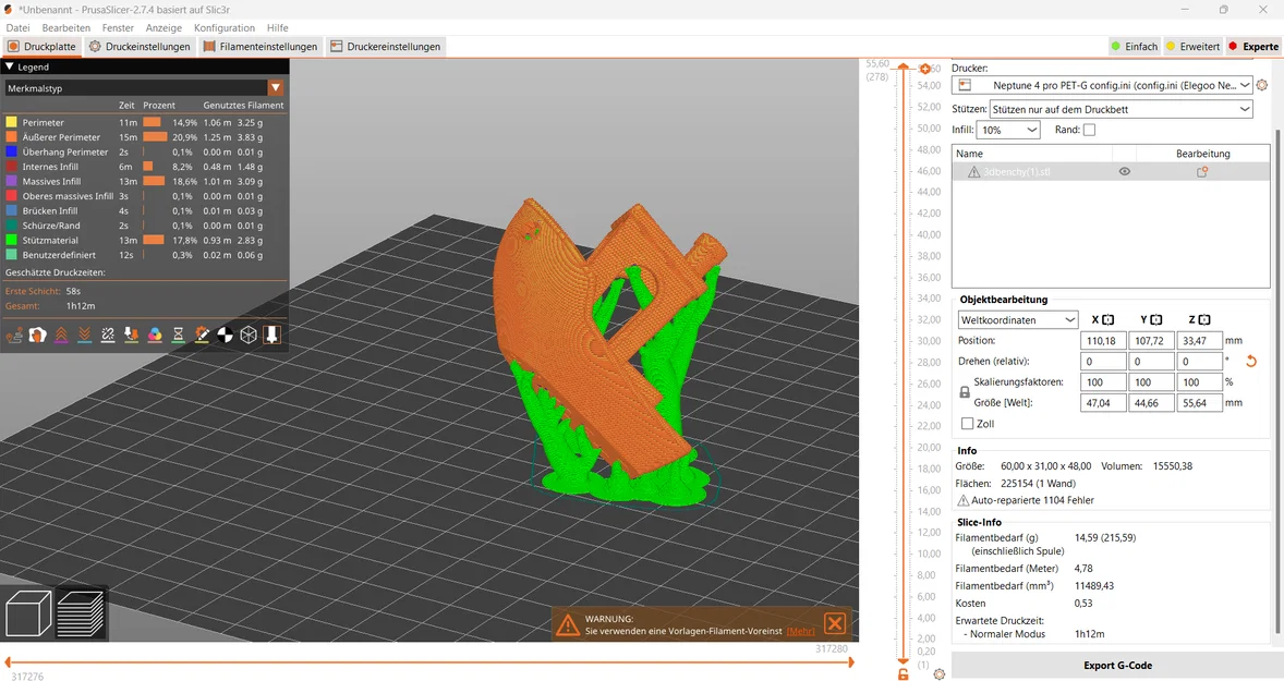 Cấu hình Prusa Slicer cho Neptune 4 (Pro) - Image 1