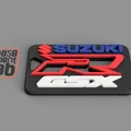GSX-R Suzuki - Móc khóa - Portachiavi - Porte Clès - 钥匙链 - Schlüsselanhänger - Thumbnail 2
