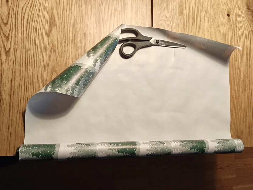 Giá kẹp cuộn giấy gói quà gắn bàn (Wrapping Paper Table Mount) - Image 2