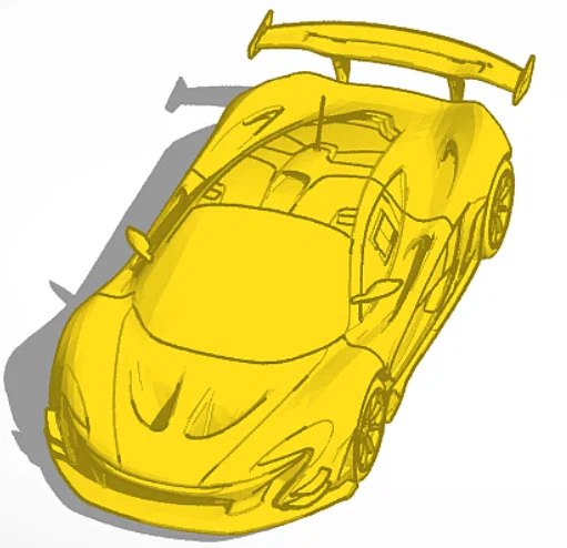 Mô hình 3D McLaren P1 GTR cực đẹp cho người yêu siêu xe - Image 1