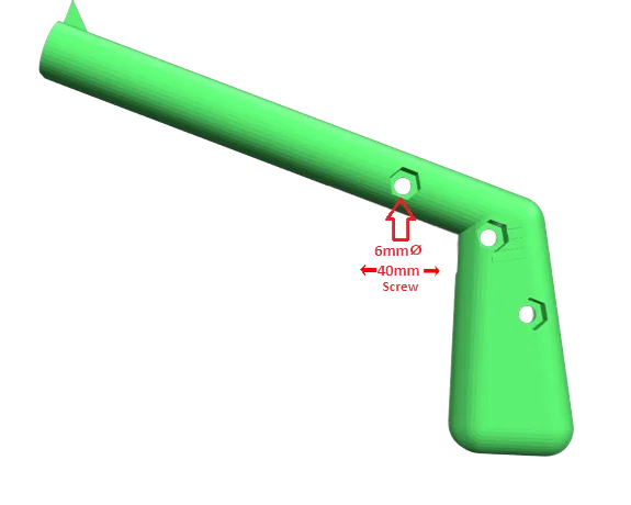 Mô hình súng bắn dây thun (Rubber Band Gun) in 3D thú vị - Image 4
