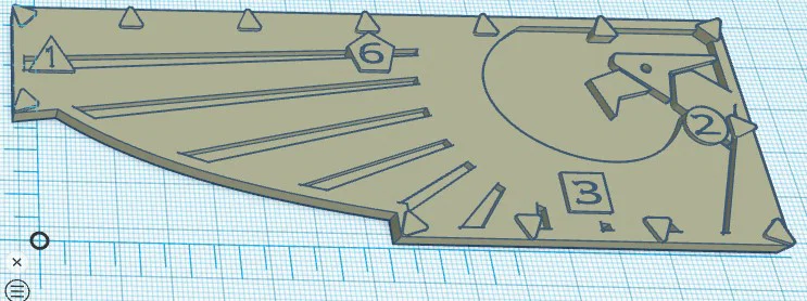 Thước đo khoảng cách Kill Team (Measure Tool) 2024 in 3D chính xác - Image 1