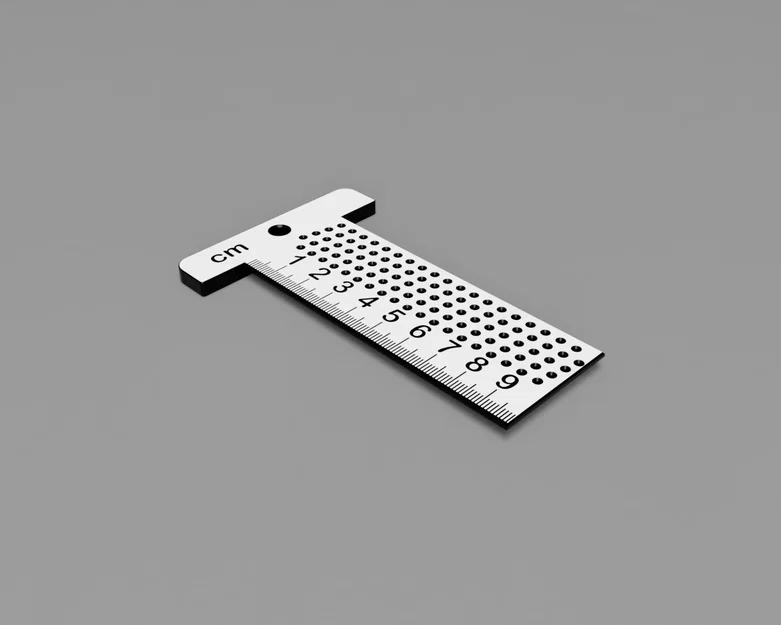 Thước chữ T kiêm marking gauge cỡ bỏ túi (T Ruler Marking Gauge Pocket Size) - Image 2