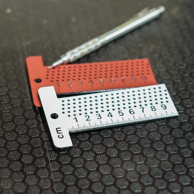 Thước chữ T kiêm marking gauge cỡ bỏ túi (T Ruler Marking Gauge Pocket Size)
