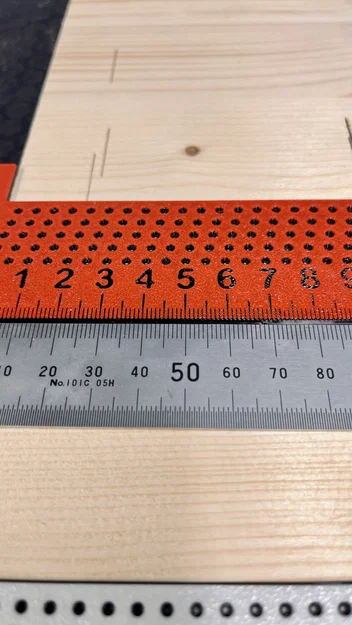 Thước chữ T kiêm marking gauge cỡ bỏ túi (T Ruler Marking Gauge Pocket Size) - Image 4