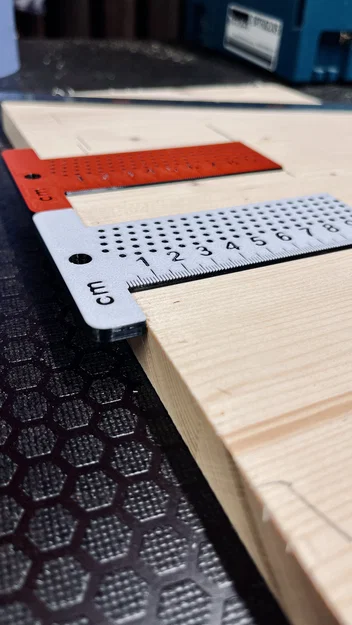 Thước chữ T kiêm marking gauge cỡ bỏ túi (T Ruler Marking Gauge Pocket Size) - Image 5